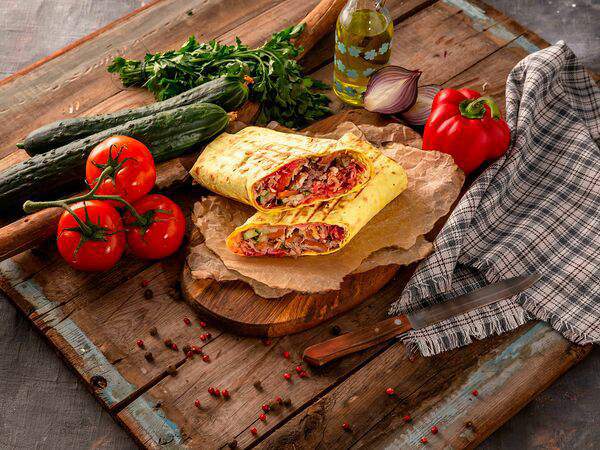 Шашлычок Халяль 24 - Шаурма в сырном лаваше