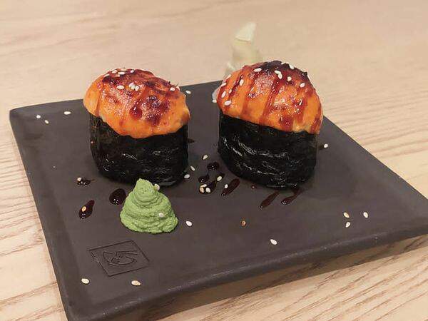 Манэки - Острые суши с креветкой