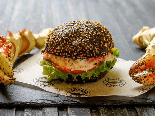 Crab and caviar - Бургер с камчатским крабом