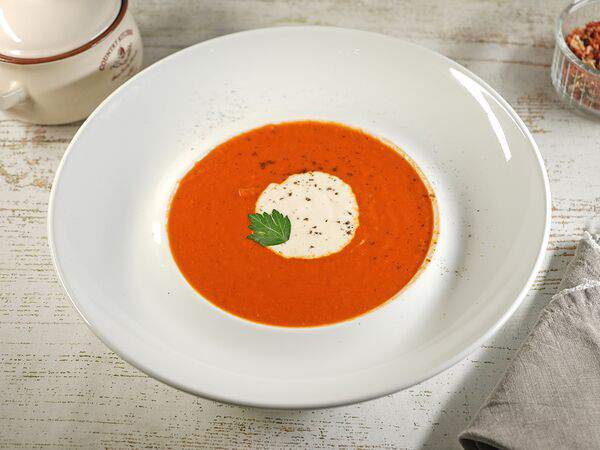 Франческо - Суп Томатный с муссом из пармезана