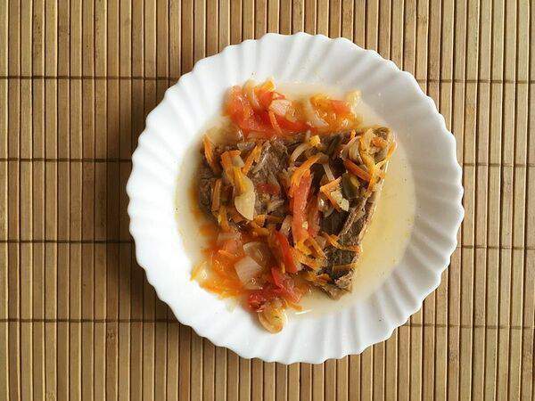 Кафе Мария - Говядина отварная с овощами