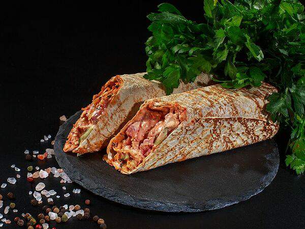 Meat Space - Шаурма свиная в лаваше на углях