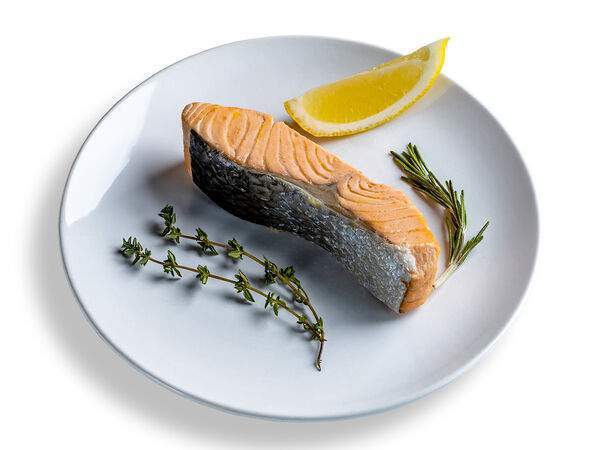 Ред-Буфет - Стейк Лосось на пару