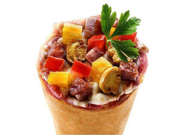 Pizza Cup - Ветчина с грибами рожок