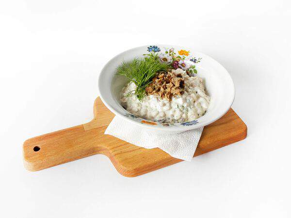 Вареничная №9 - Перловка с грибами в сливках