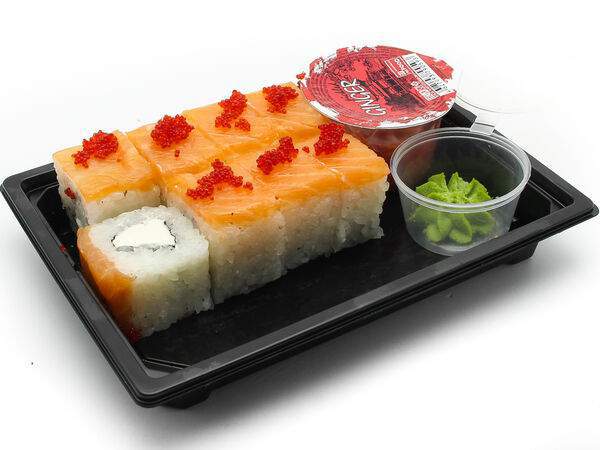 Чайник - Ролл с лососем и сыром Xxl