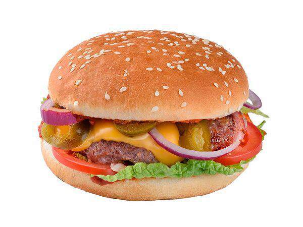 Зелёный ролл - Острый бургер