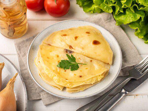 Бахетле - Кыстыбый с картофелем и жареным луком