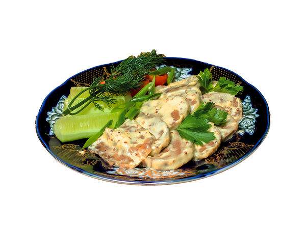 Пахлава - Язык говяжий в горчичном соусе