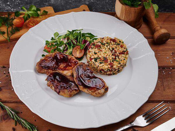 ГрафинЪ - Медальон из свинины с булгуром