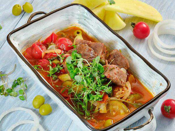 Мархаба - Татарское праздничное блюдо азу с телятиной