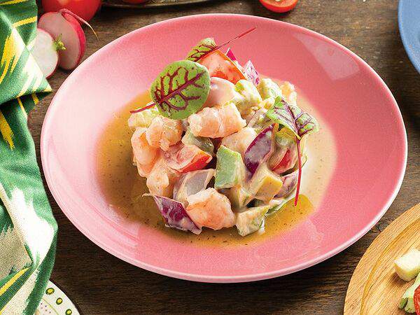 Чайхана Павлин-Мавлин - Креветка Авокадо