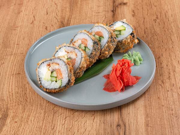 Кафе AZIAT - Ролл Азиат в сухарях панко