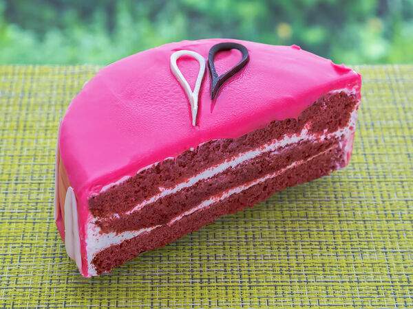 Мастер Шоколад - Торт Малиновый блюз половинка