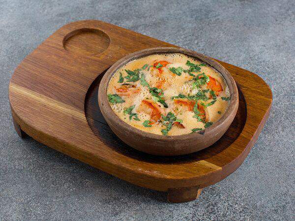 Ткемали - Креветки на кеци