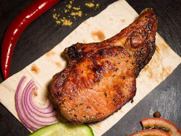 Лаваш - Шашлык из корейки свинины