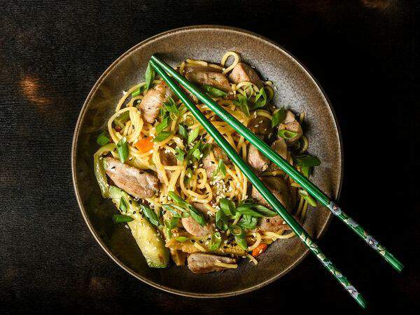 Foodmarket #FaceRoll - Яичная лапша со свининой