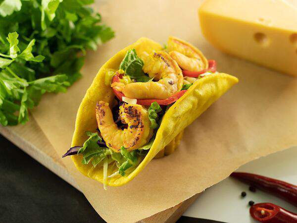 Горячий мексиканец - Тако с тигровой креветкой