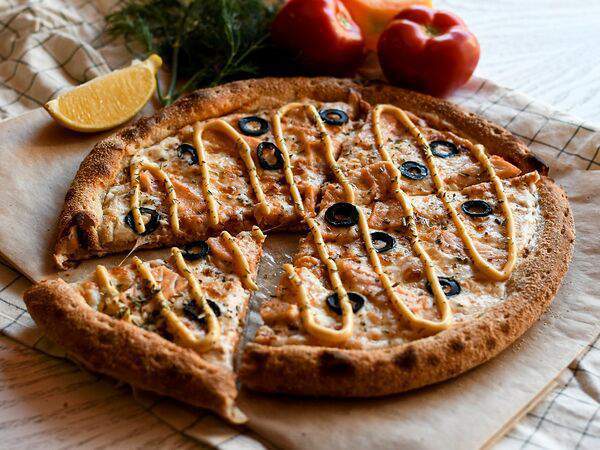 25 см - Пицца с лососем