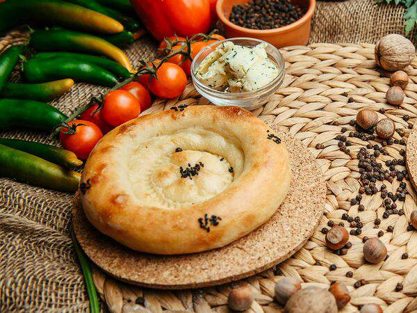 Hurma - Лепешка узбекская с чесночным маслом