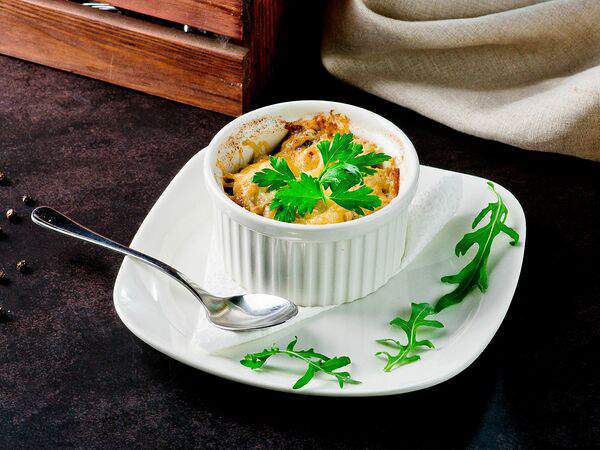 Грильяж - Жюльен с курицей и грибами