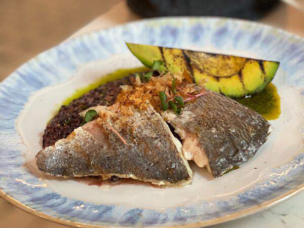 Negroni bar & enoteca - Филе дорадо с рисом венере