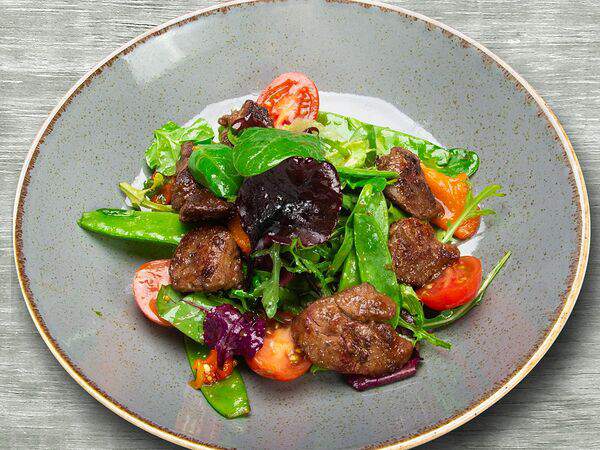 Лаврушка - Салат с куриной печенью