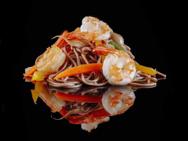 Fishka - Вок Якисоба с креветками