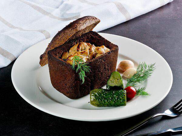 Грильяж - Свинина в хлебе