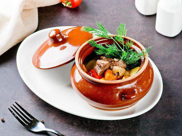 Грильяж - Горшочек из печи со свининой