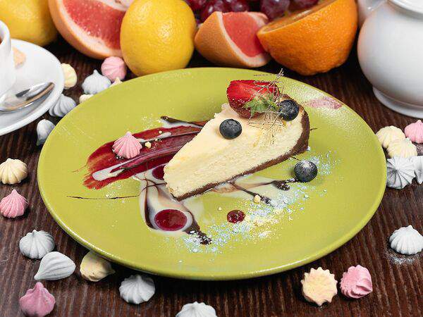 Ресторан Чеснок - Малиновый Чизкейк