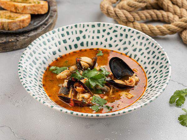 Fish Box - Густой суп с морепродуктами