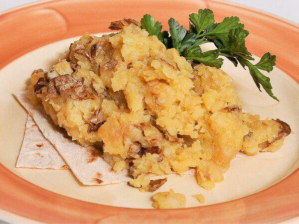 Долина солнца - Толченый картофель на мангале