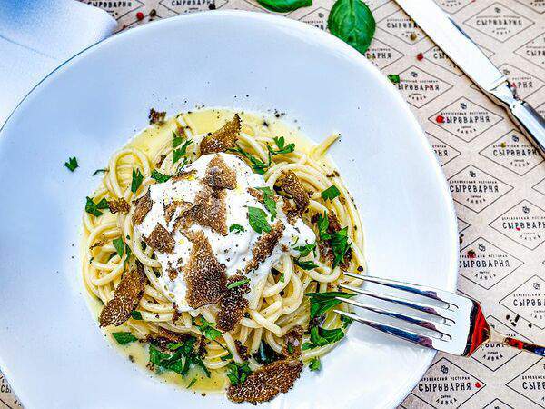 Сыроварня - Спагетти с чёрным трюфелем