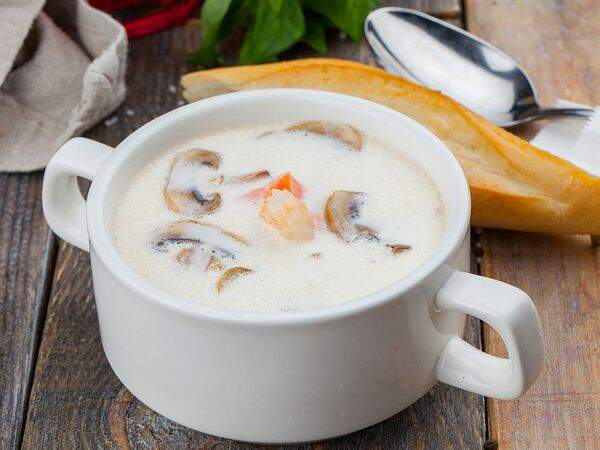 Grizzly Bar - Сливочный суп с морепродуктами