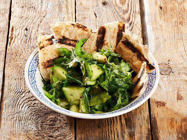 Бабагануш - Зеленый салат