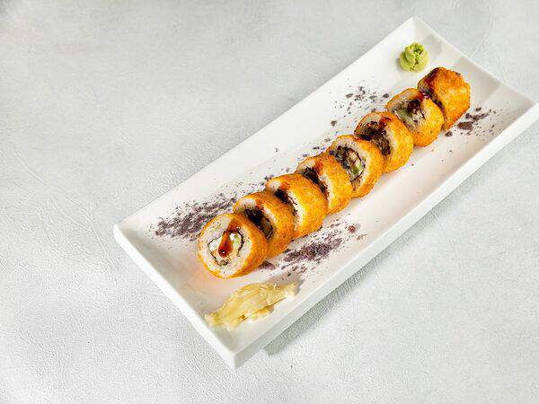 Бай тай - Ролл Темпура с угрем и авокадо