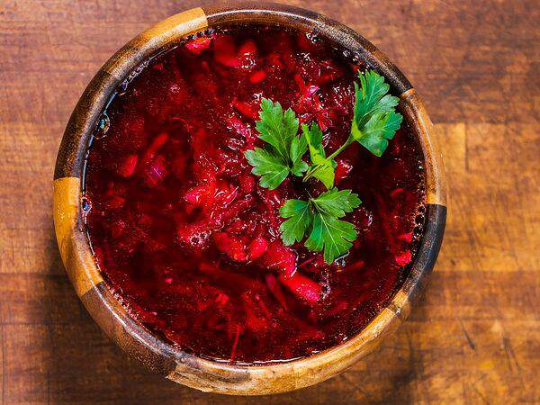 Толстый гусь - Борщ со сметаной