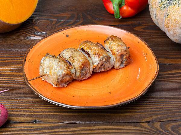 Кулинария Ирины Князевой - Шашлык куриный из филе окорока