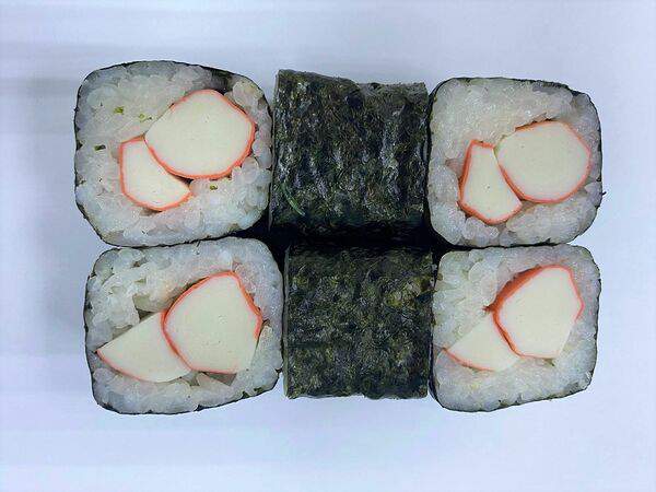 Время вкусных путешествий - Мини-ролл Маки с крабом