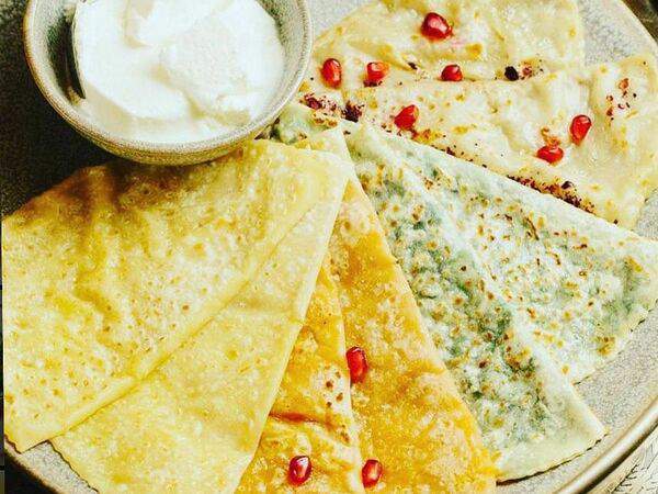 Бакинский дворик - Кутаб с зеленью