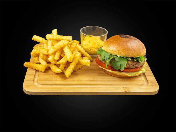 KORM - Вегетарианский Бургер комбо