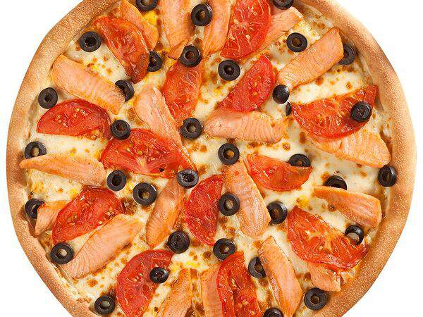 FoodRain - Пицца с лососем большая