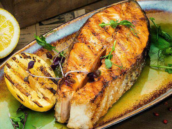 Рыбная мануфактура №1 - Стейк из лосося на гриле