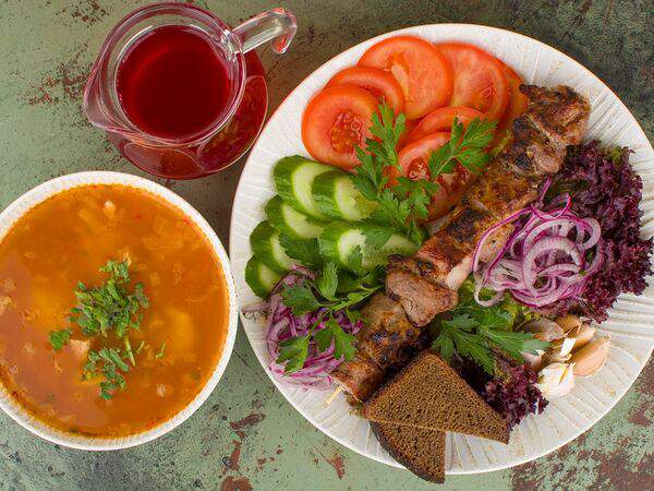 Гастроном - Cвинoй шашлык комбо