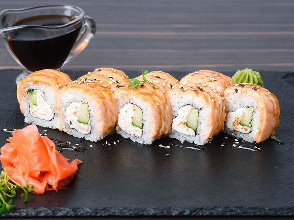 Oribu - Запеченный ролл Филадельфия гриль