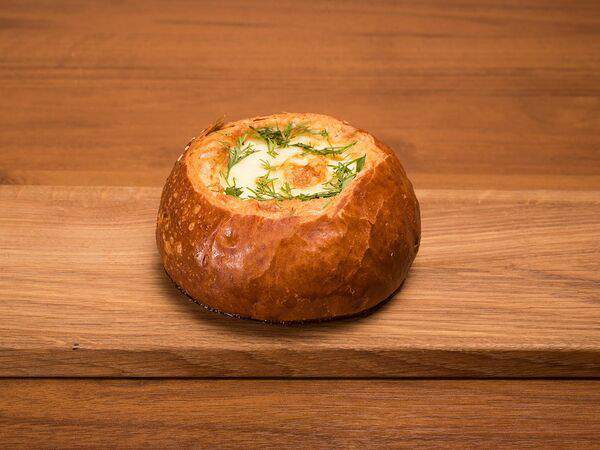 Ладная - Булка с яйцом и пепперони