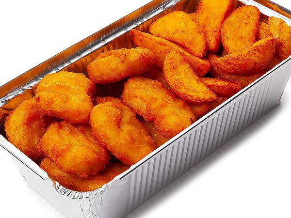 Самые Японские Суши - Куриные кусочки и картофель