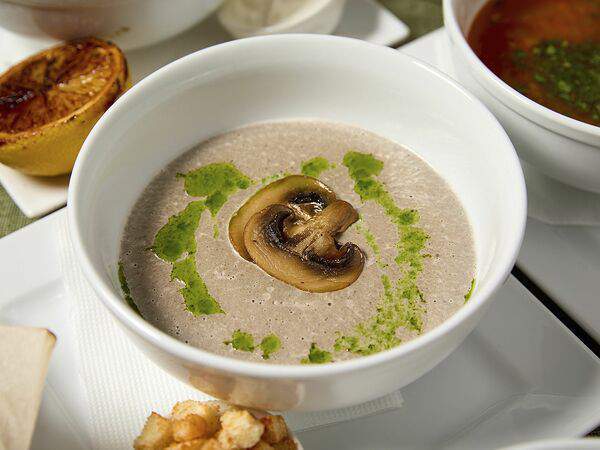 Штаны - Крем-суп из шампиньонов