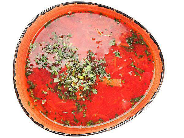 Домашний Шеф в Сытном Базаре - Борщ с мясом и сметаной